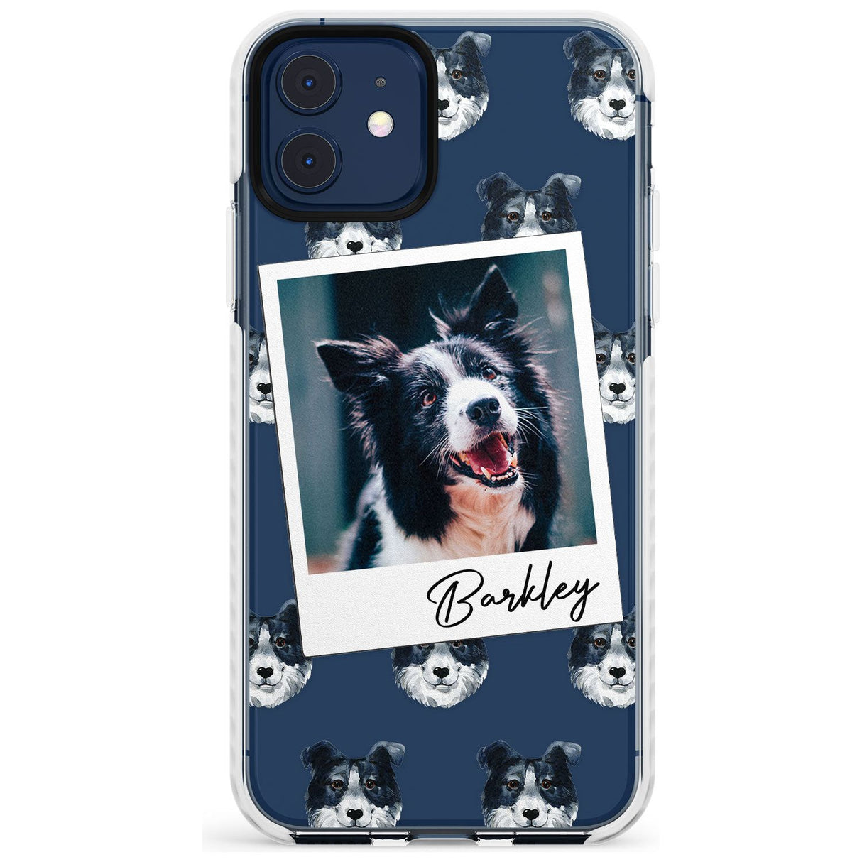 Border Collie - Custom Dog Photo Slim TPU Phone Case for iPhone 11