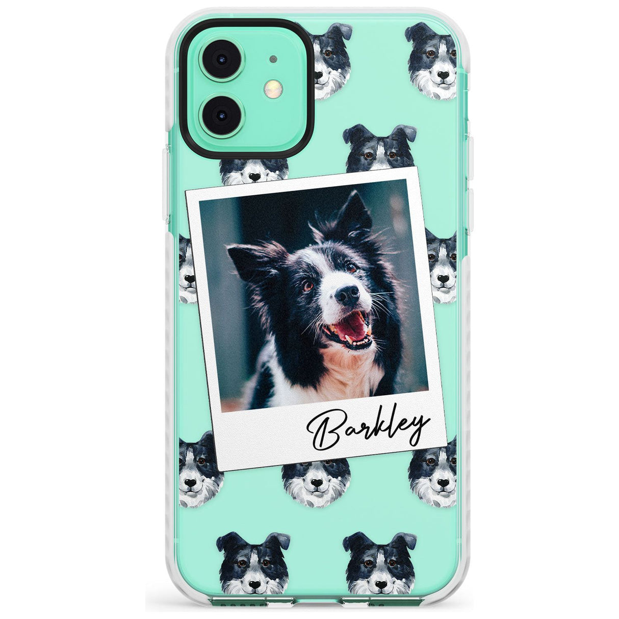 Border Collie - Custom Dog Photo Slim TPU Phone Case for iPhone 11