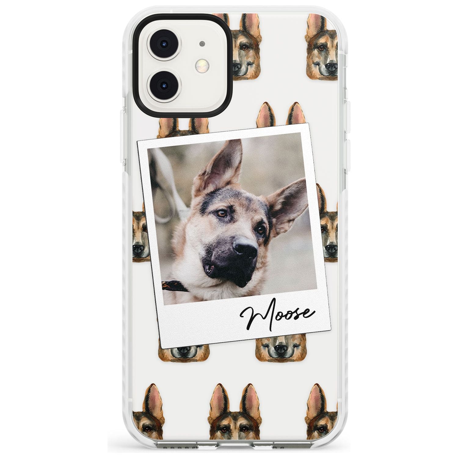 German Shepherd - Custom Dog Photo Slim TPU Phone Case for iPhone 11