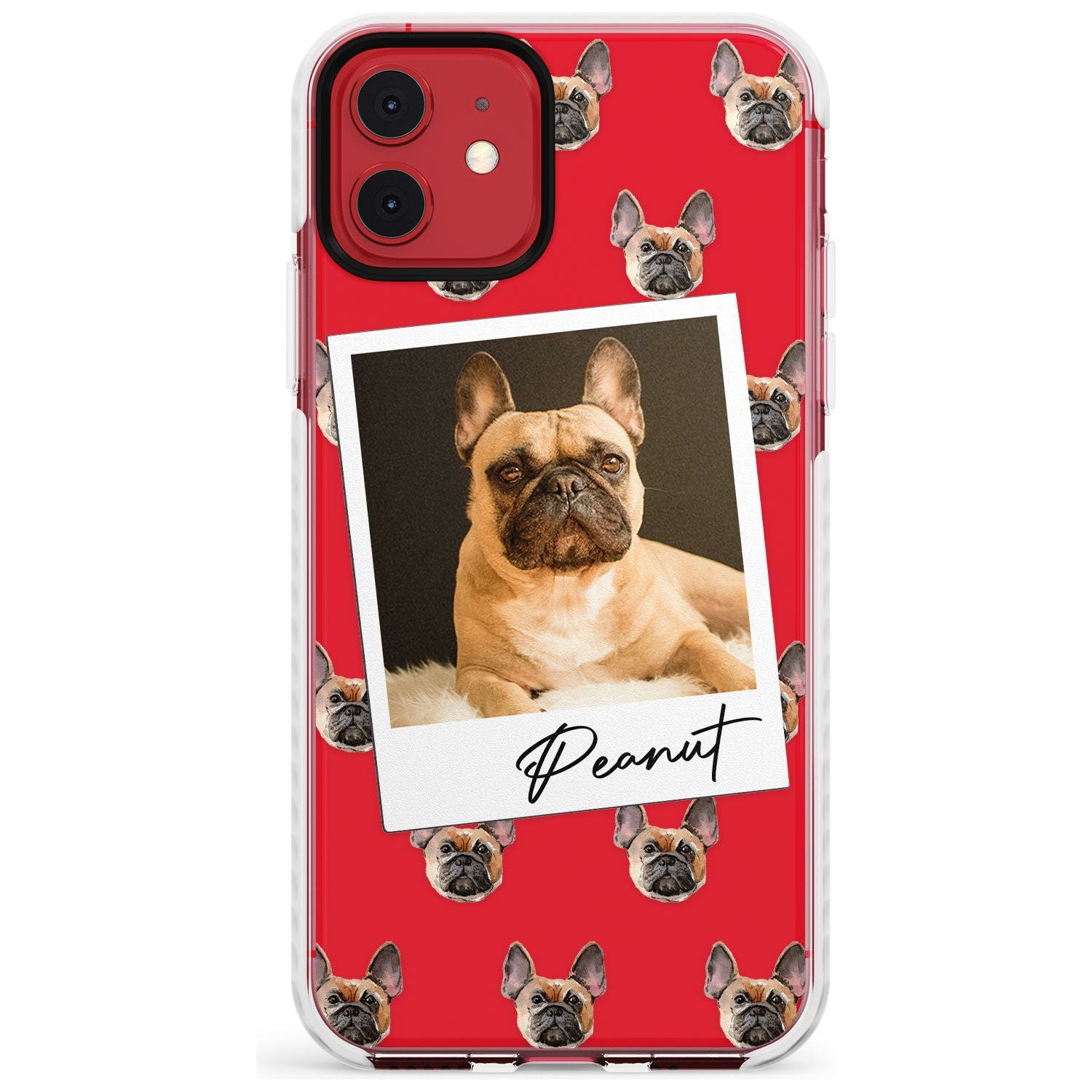 French Bulldog, Tan - Custom Dog Photo Slim TPU Phone Case for iPhone 11
