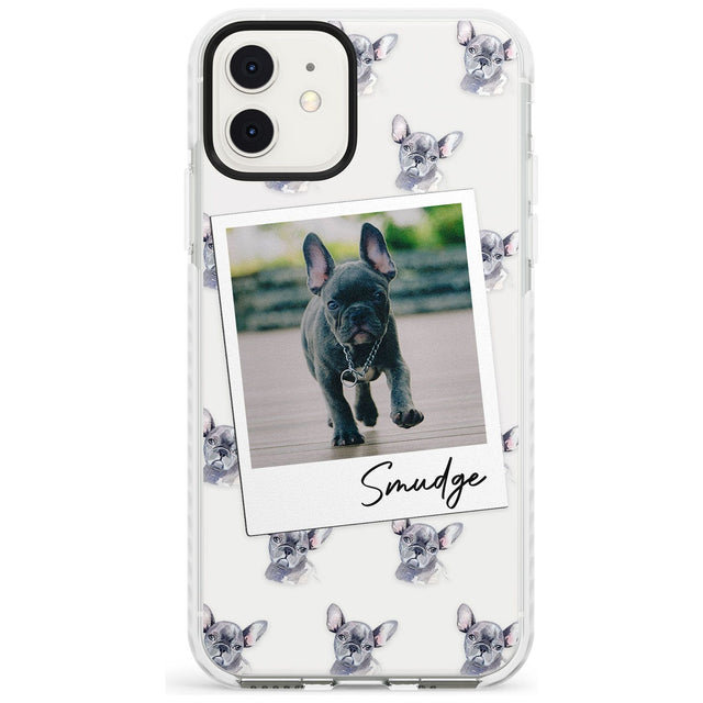 French Bulldog, Grey - Custom Dog Photo Slim TPU Phone Case for iPhone 11