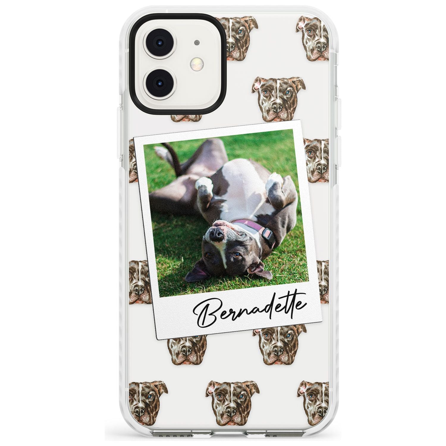 Staffordshire Bull Terrier - Custom Dog Photo Slim TPU Phone Case for iPhone 11
