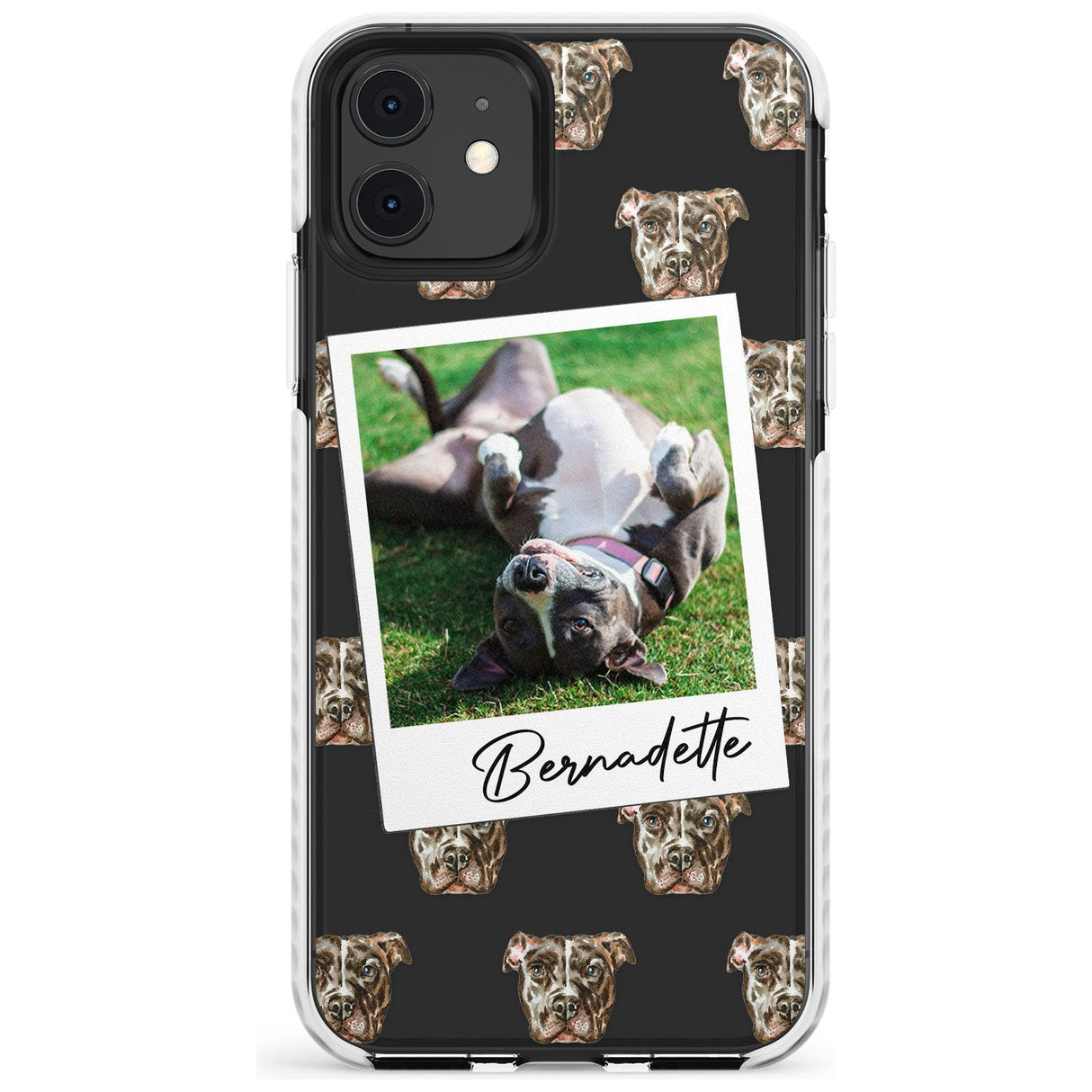 Staffordshire Bull Terrier - Custom Dog Photo Slim TPU Phone Case for iPhone 11