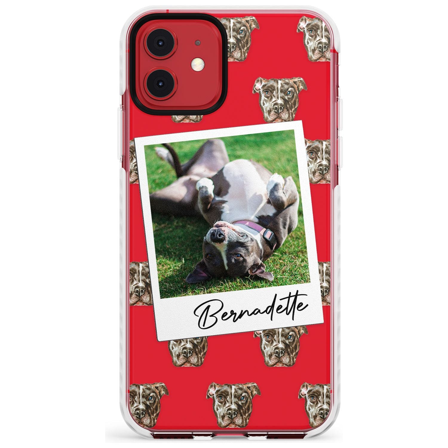 Staffordshire Bull Terrier - Custom Dog Photo Slim TPU Phone Case for iPhone 11
