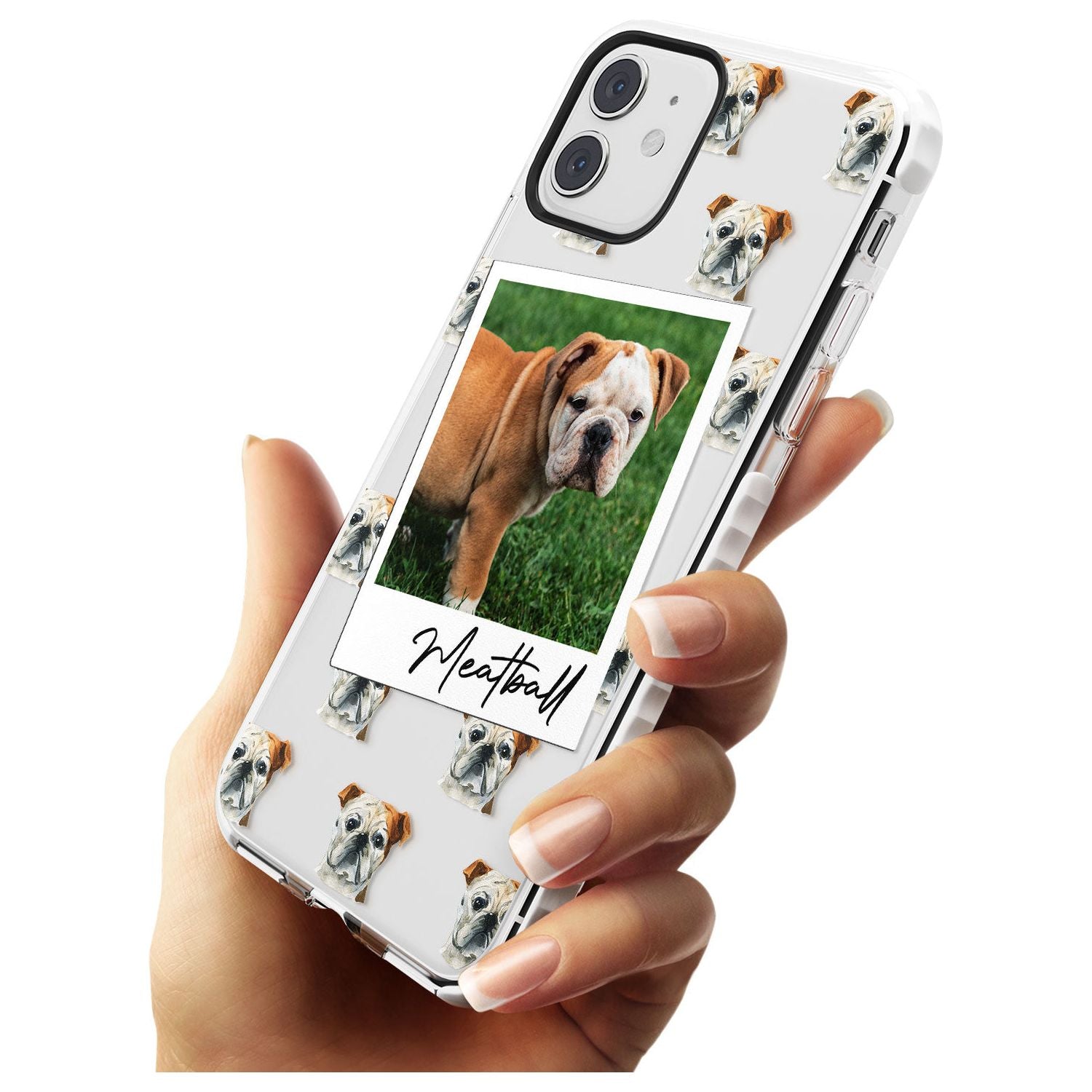 English Bulldog - Custom Dog Photo Slim TPU Phone Case for iPhone 11