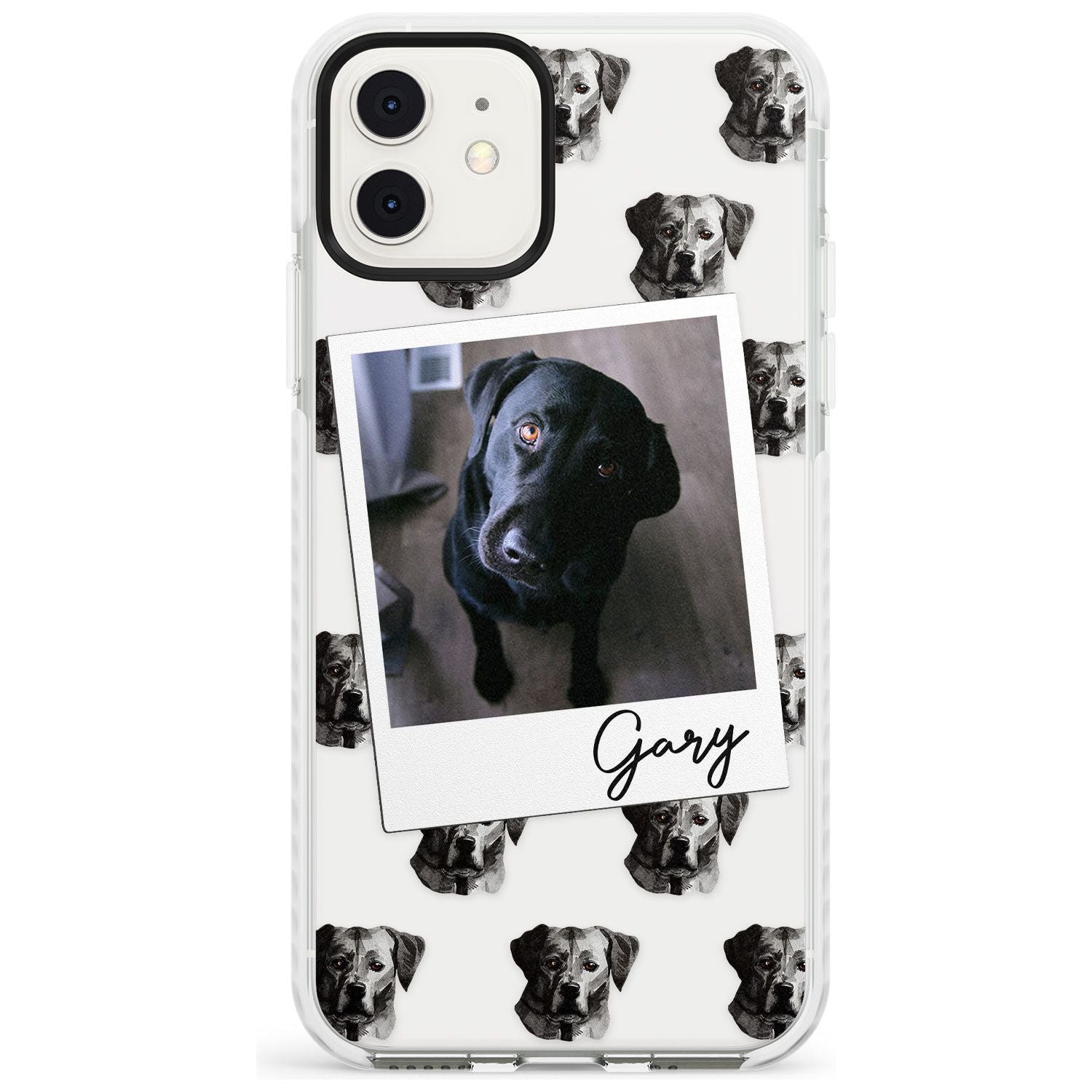Labrador, Black - Custom Dog Photo Slim TPU Phone Case for iPhone 11