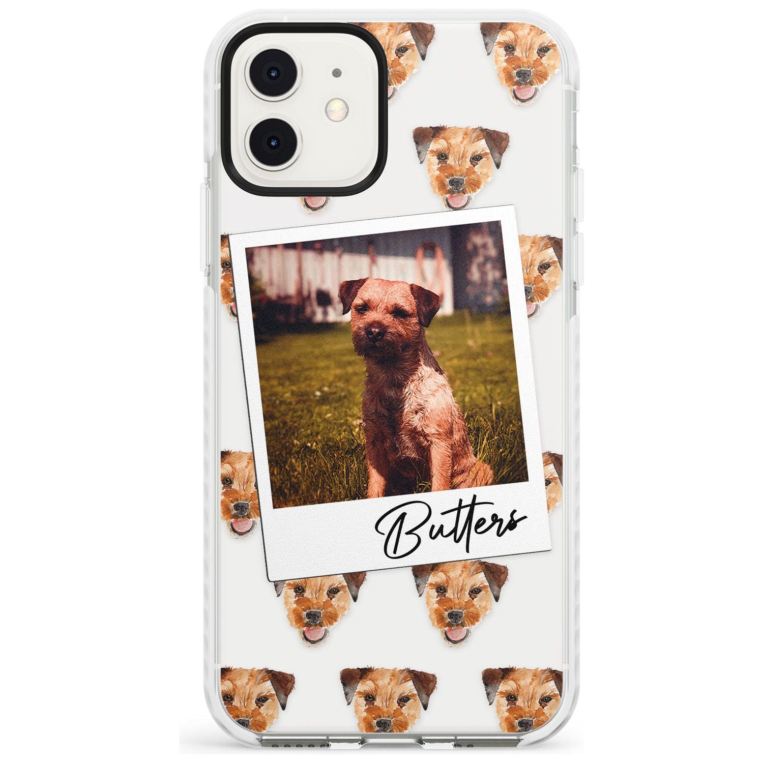 Border Terrier - Custom Dog Photo Slim TPU Phone Case for iPhone 11