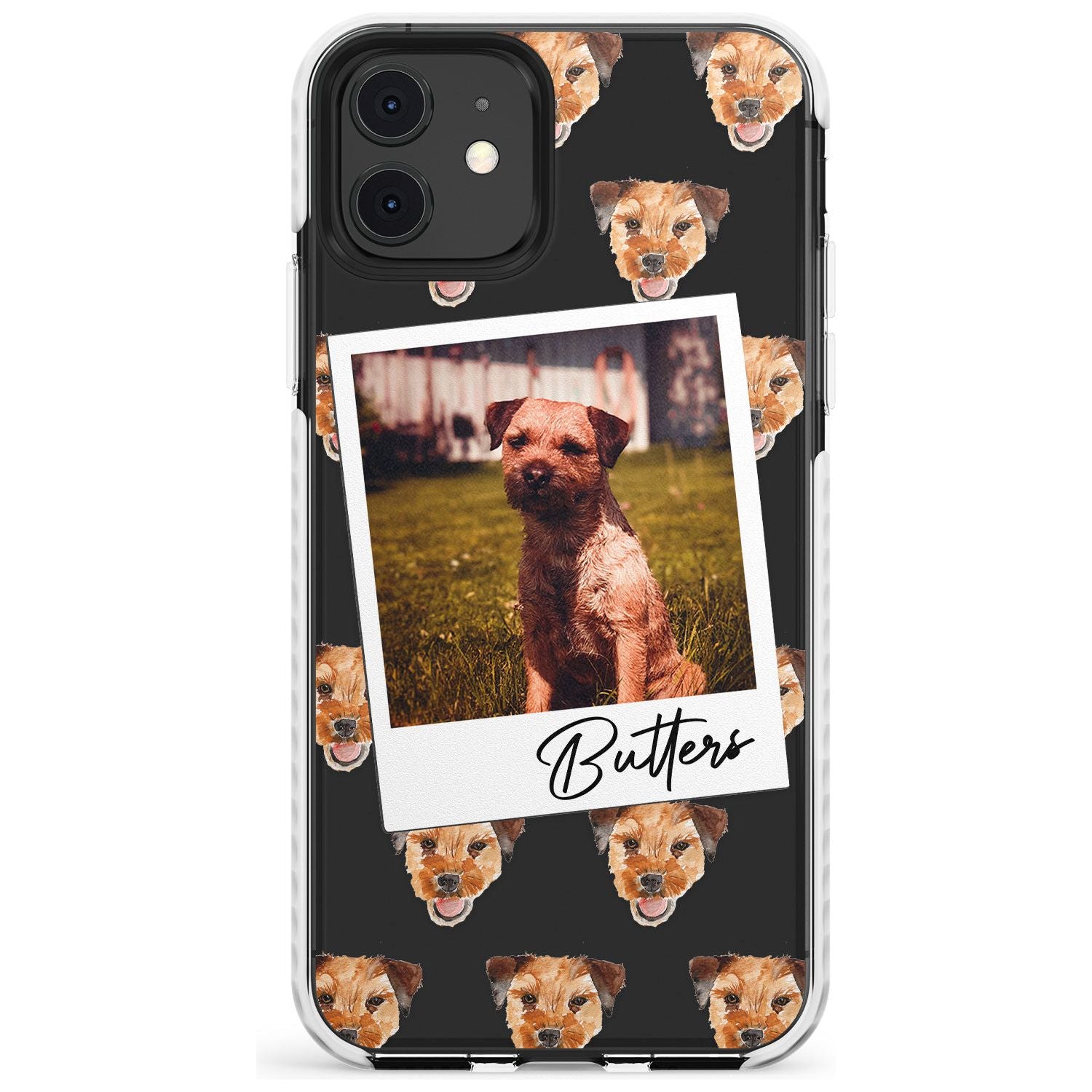 Border Terrier - Custom Dog Photo Slim TPU Phone Case for iPhone 11