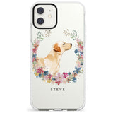 Yellow Labrador - Watercolour Dog Portrait Impact Phone Case for iPhone 11