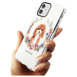 Cavapoo - Watercolour Dog Portrait Impact Phone Case for iPhone 11