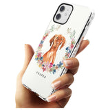 Hungarian Vizsla - Watercolour Dog Portrait Impact Phone Case for iPhone 11