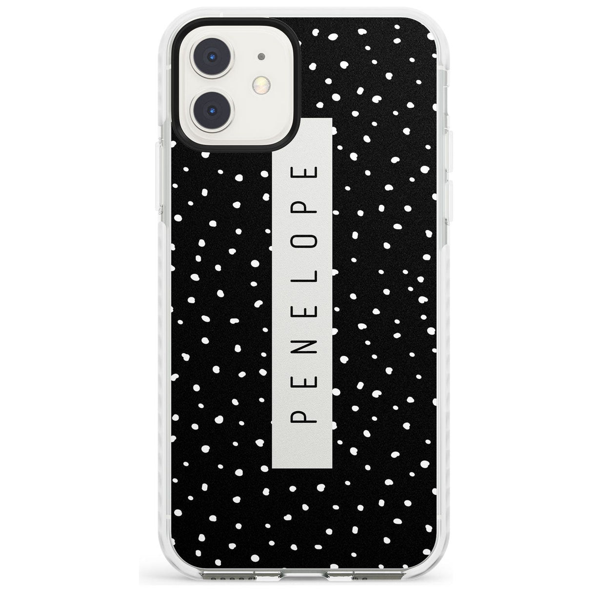 Custom Black Dots iPhone Case  Impact Case Custom Phone Case - Case Warehouse