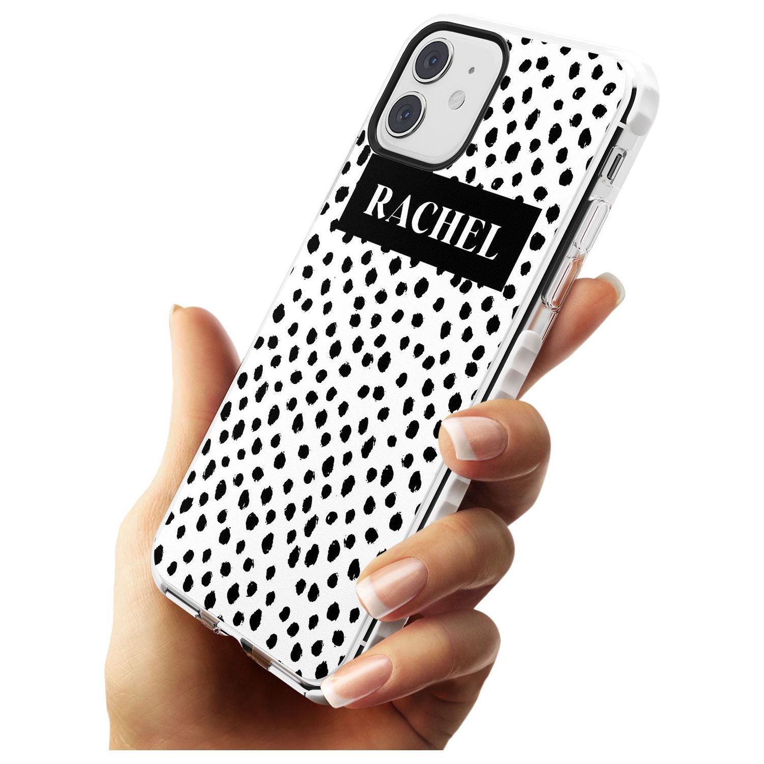 Black Bar & Dots iPhone Case   Custom Phone Case - Case Warehouse