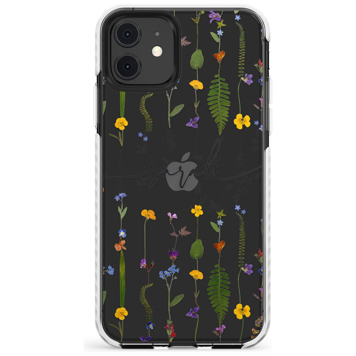 Custom Wildflower Lines Slim TPU Phone Case for iPhone 11