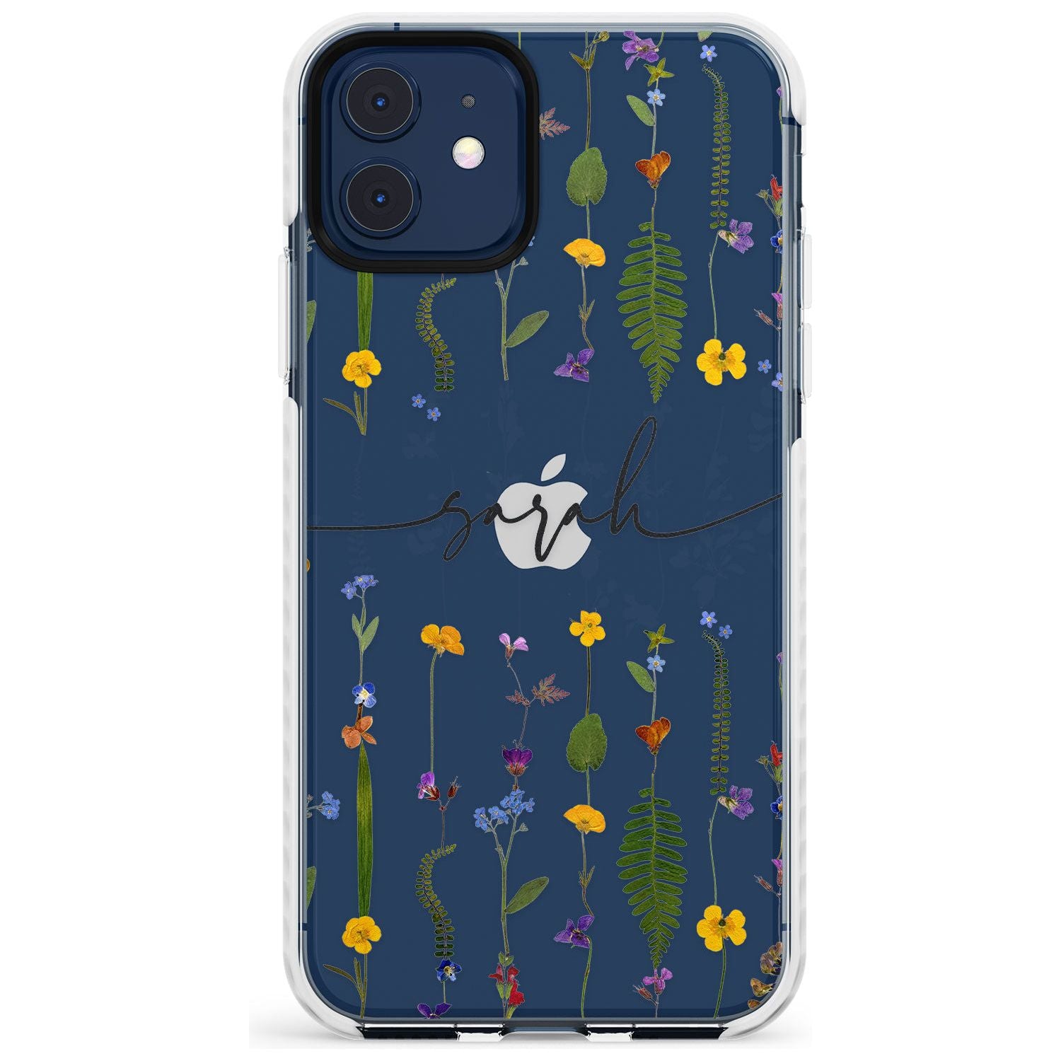 Custom Wildflower Lines Slim TPU Phone Case for iPhone 11
