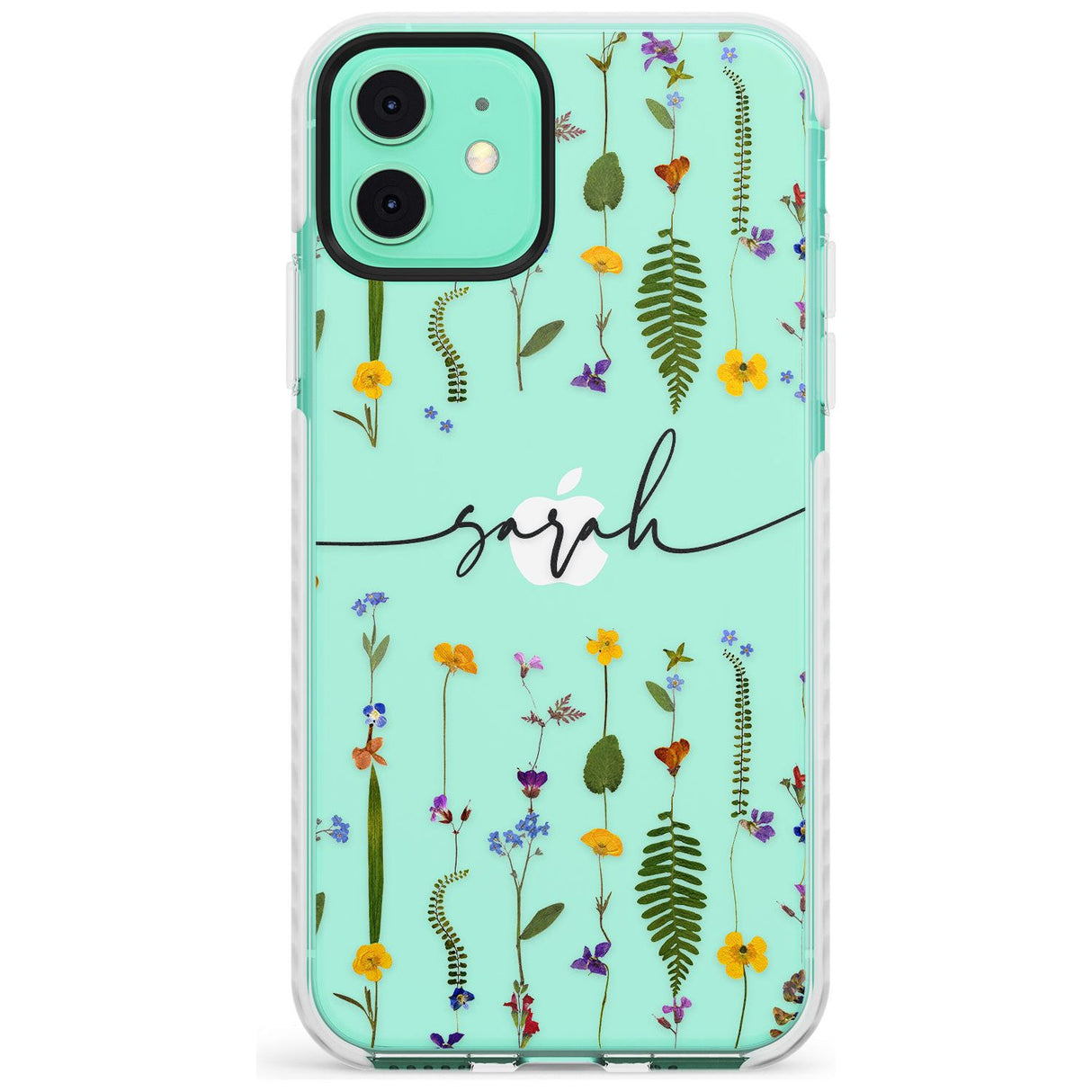 Custom Wildflower Lines Slim TPU Phone Case for iPhone 11