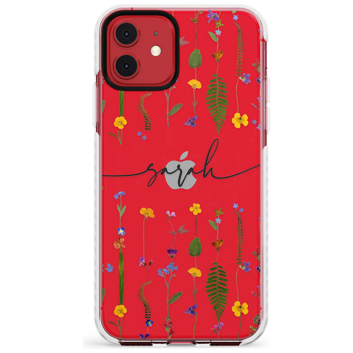 Custom Wildflower Lines Slim TPU Phone Case for iPhone 11