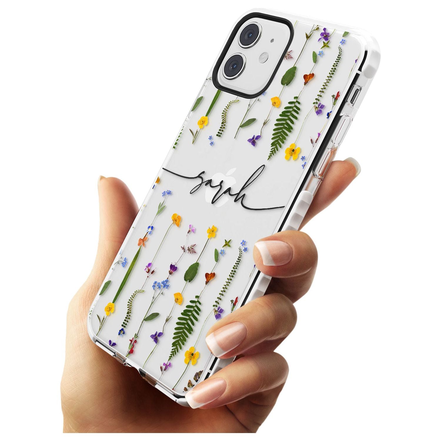 Custom Wildflower Lines Slim TPU Phone Case for iPhone 11