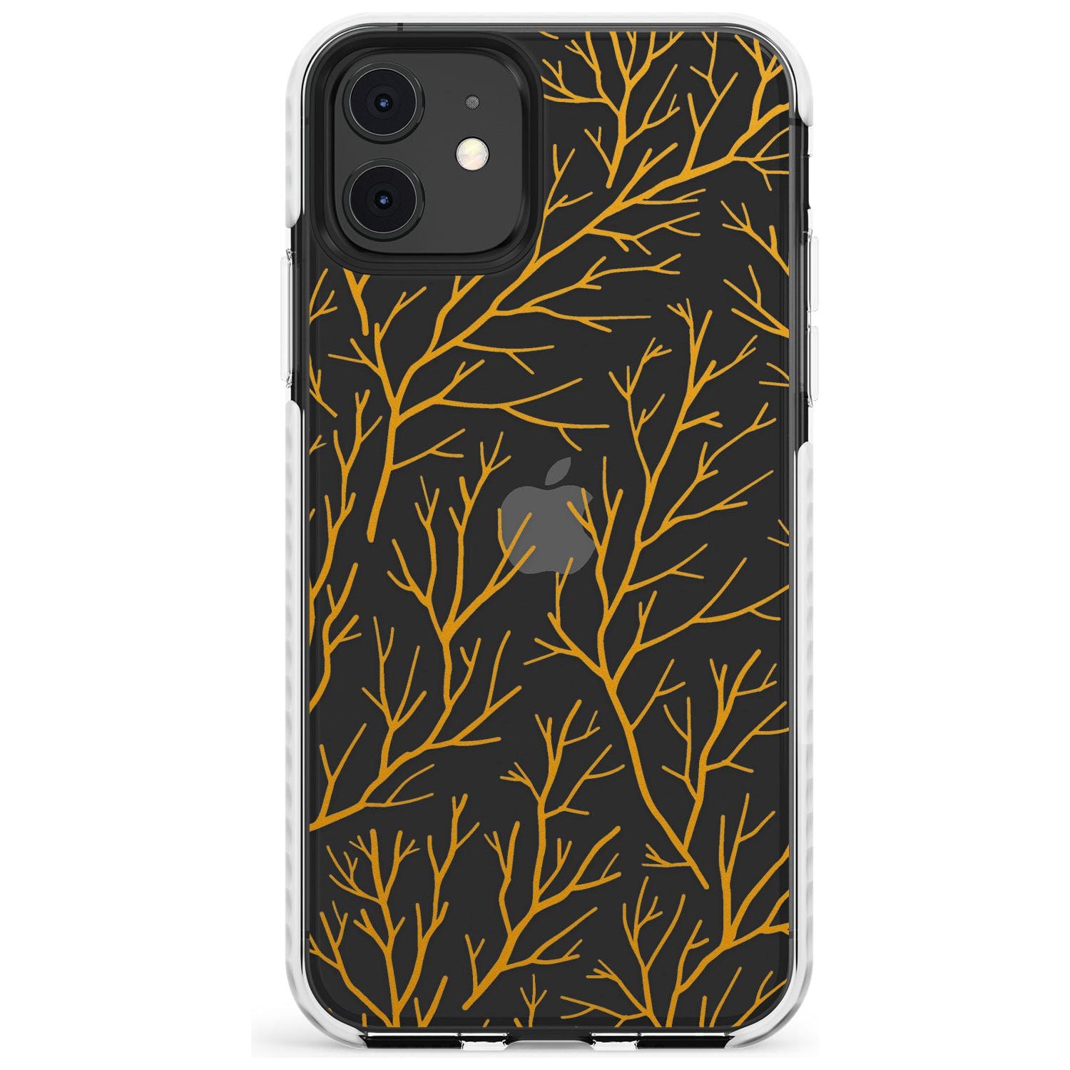 Personalised Bramble Branches Pattern Impact Phone Case for iPhone 11