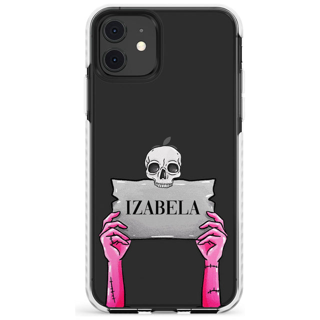 Personalised Grave Plaque Impact Phone Case for iPhone 11