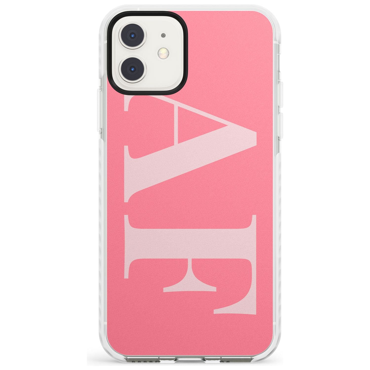 Light & Dark Pink Personalised iPhone Case  Impact Case Custom Phone Case - Case Warehouse