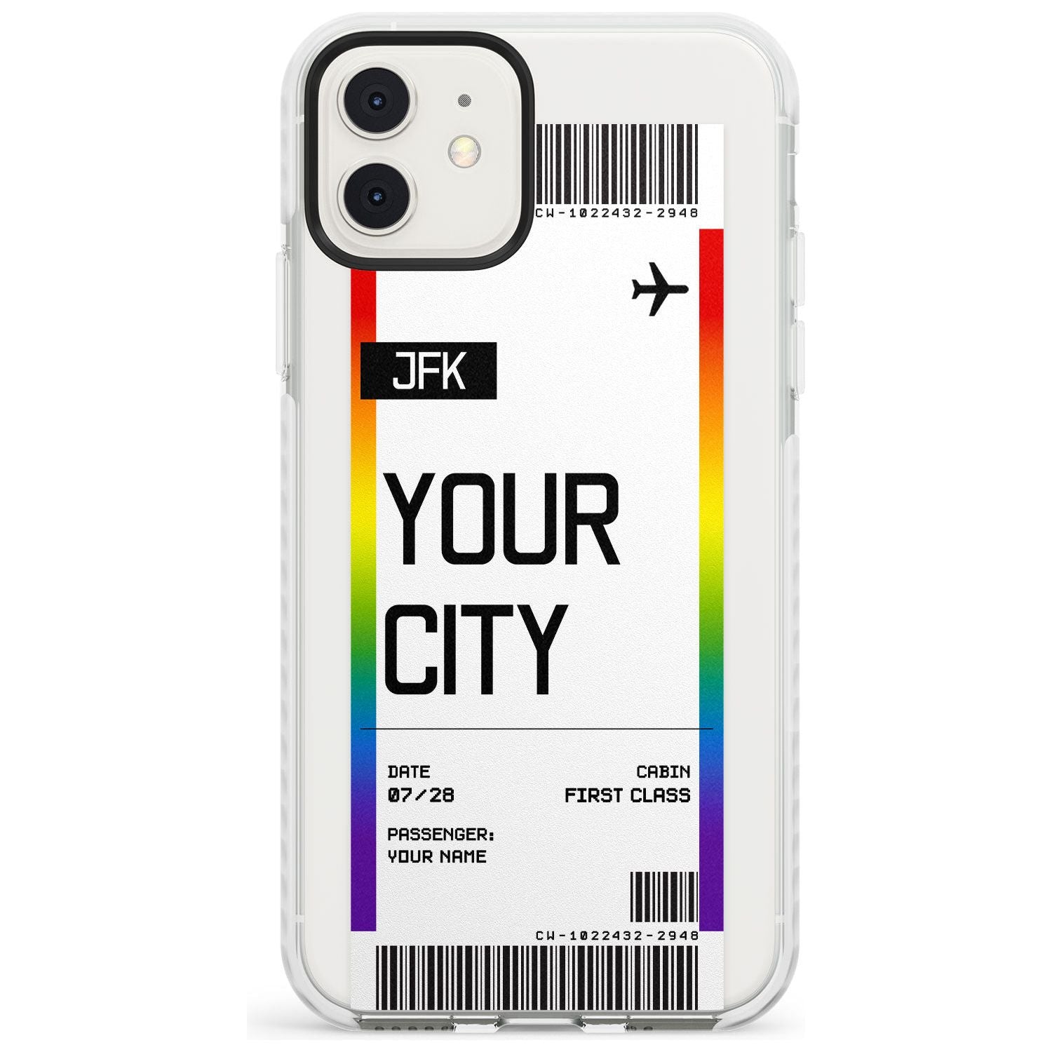 Pride Boarding Pass (Limited Edition) Impact Phone Case for iPhone 11, iphone 12