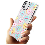 Custom Text Love Hearts Slim TPU Phone Case for iPhone 11