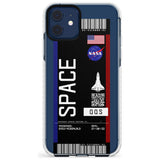 Personalised NASA Boarding Pass (Dark) Impact Phone Case for iPhone 11