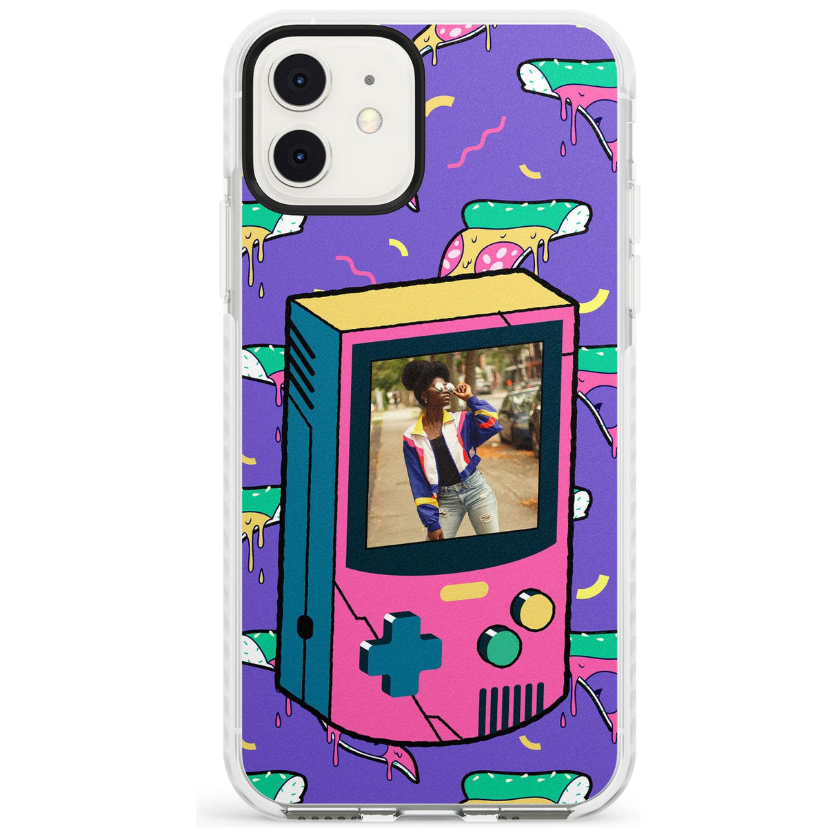 Personalised Retro Game Photo Case Impact Phone Case for iPhone 11