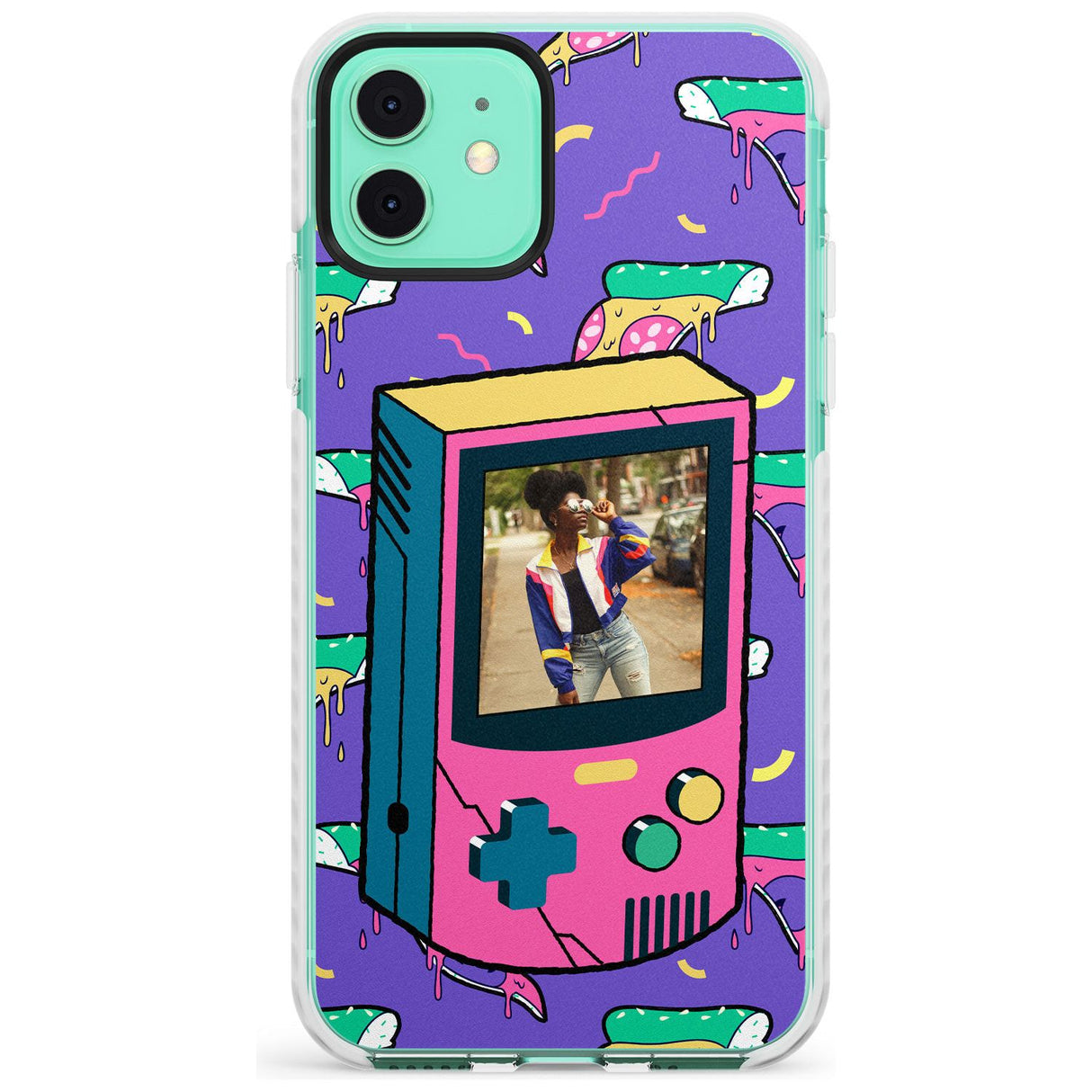 Personalised Retro Game Photo Case Impact Phone Case for iPhone 11