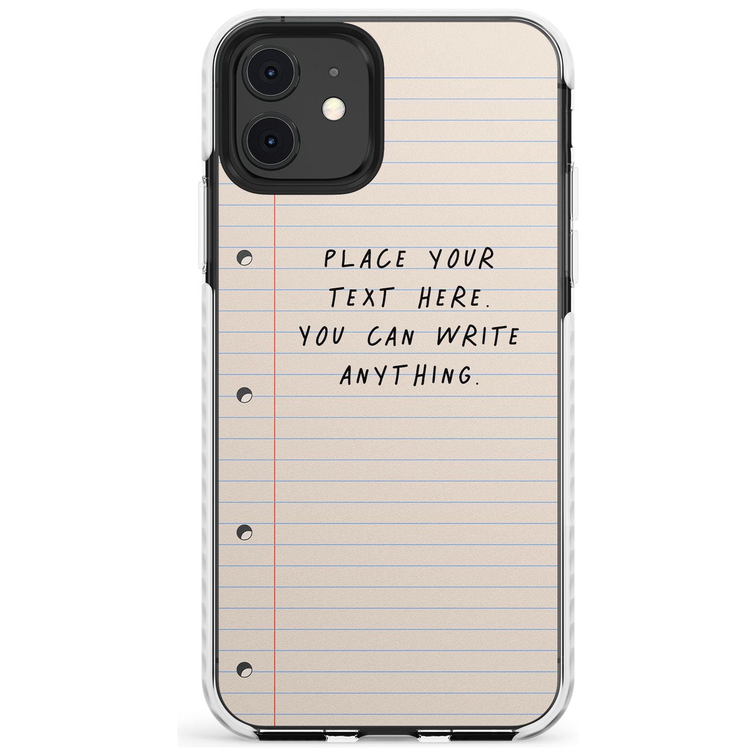 Custom School Paper Slim TPU Phone Case for iPhone 11