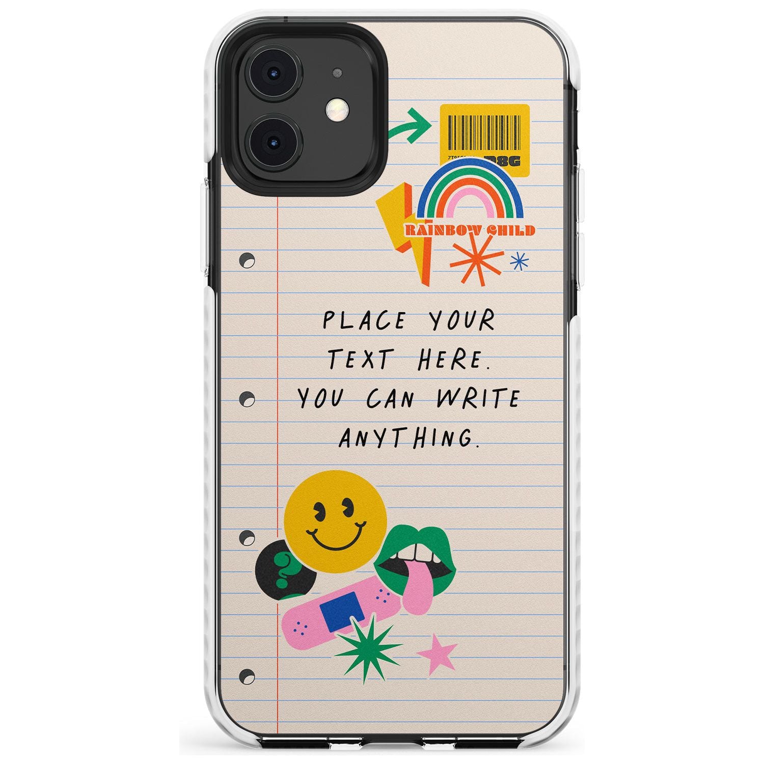 Custom Nostalgia Sticker Mix #1 Slim TPU Phone Case for iPhone 11
