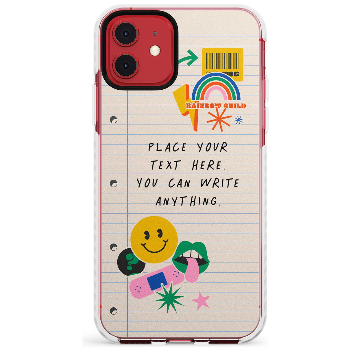 Custom Nostalgia Sticker Mix #1 Slim TPU Phone Case for iPhone 11