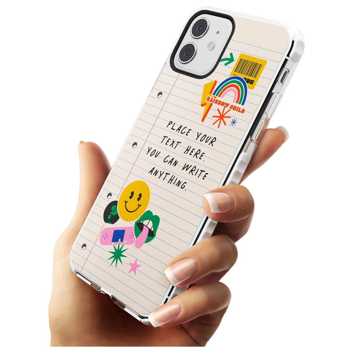 Custom Nostalgia Sticker Mix #1 Slim TPU Phone Case for iPhone 11