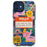 Custom Nostalgia Sticker Mix #2 Slim TPU Phone Case for iPhone 11