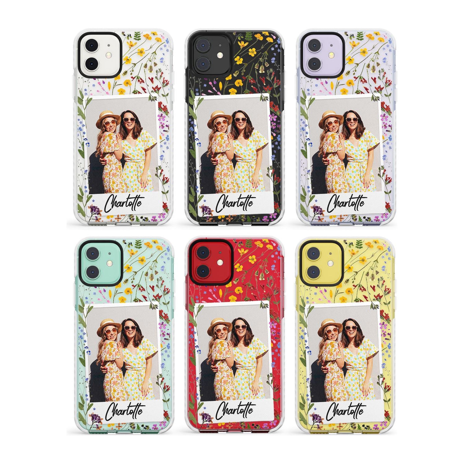 Personalised Snake Instant Photo Impact Phone Case for iPhone 11, iphone 12