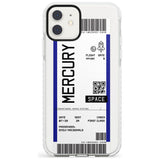 Mercury Custom Space Travel Ticket iPhone Case  Impact Case Custom Phone Case - Case Warehouse