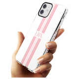 Minimal Pink Stripes iPhone Case   Custom Phone Case - Case Warehouse