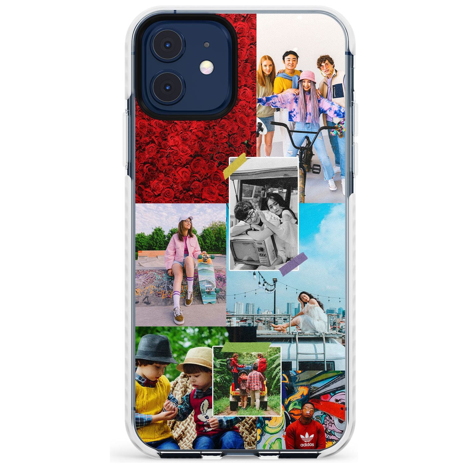 Personalised Photo Collage Impact Phone Case for iPhone 11
