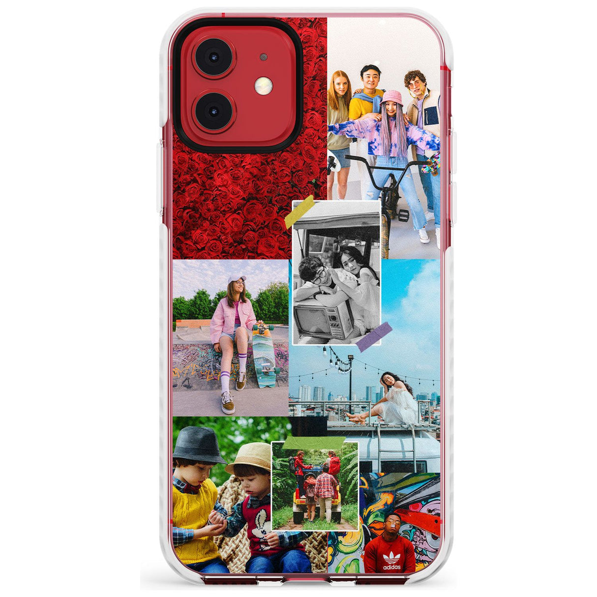 Personalised Photo Collage Impact Phone Case for iPhone 11