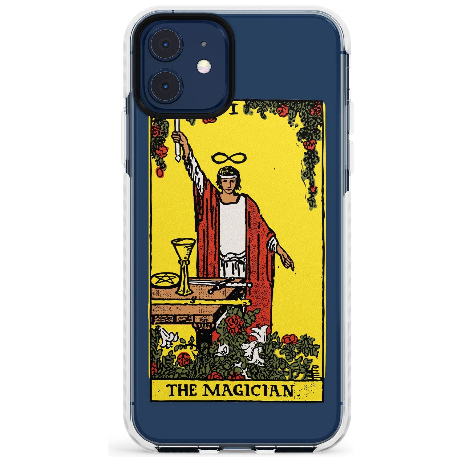 The Magician Tarot Card - Colour Slim TPU Phone Case for iPhone 11