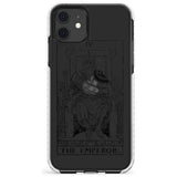 The Emperor Tarot Card - Transparent Slim TPU Phone Case for iPhone 11