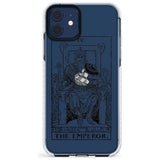 The Emperor Tarot Card - Transparent Slim TPU Phone Case for iPhone 11