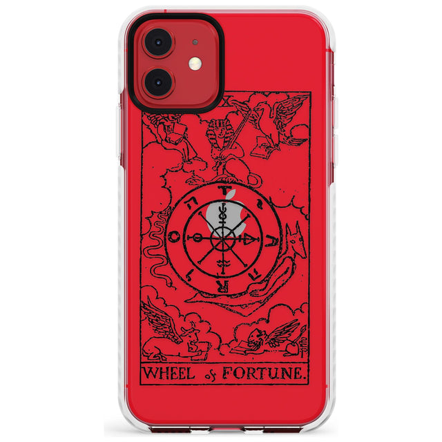 Wheel of Fortune Tarot Card - Transparent Slim TPU Phone Case for iPhone 11