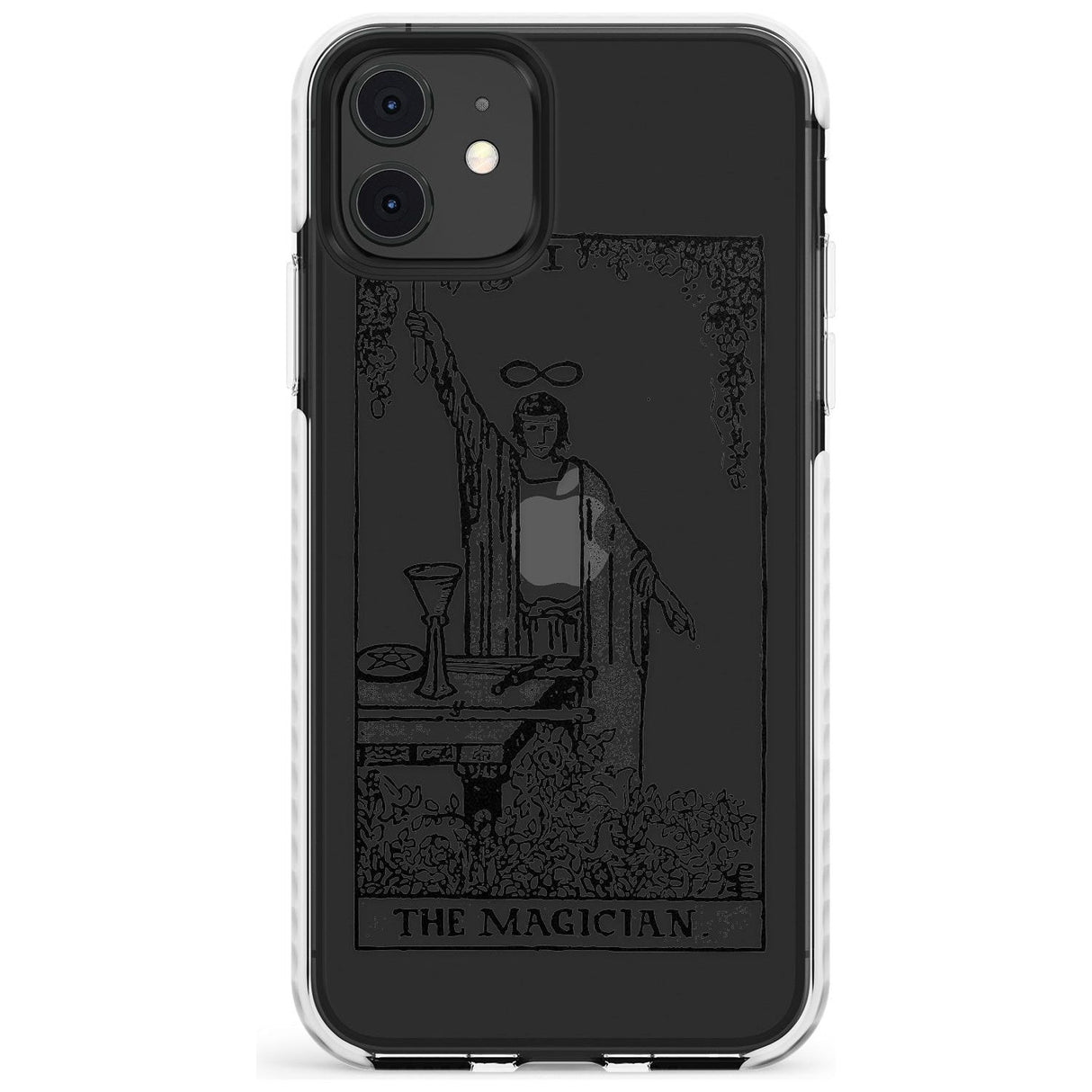 The Magician Tarot Card - Transparent Slim TPU Phone Case for iPhone 11