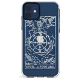 Wheel of Fortune Tarot Card - White Transparent Slim TPU Phone Case for iPhone 11