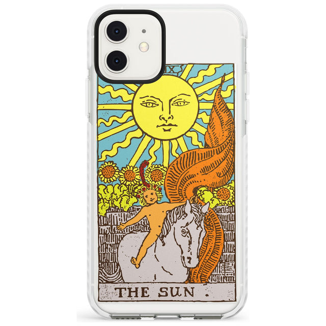 The Sun Tarot Card - Colour Slim TPU Phone Case for iPhone 11