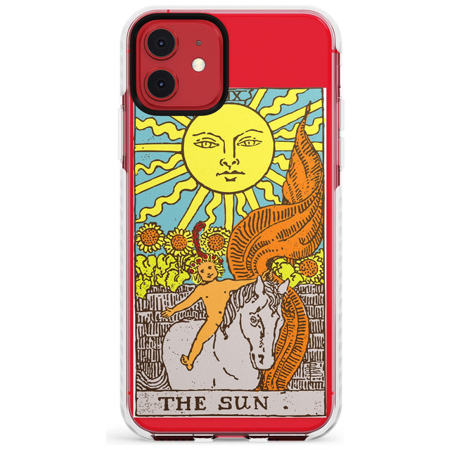 The Sun Tarot Card - Colour Slim TPU Phone Case for iPhone 11
