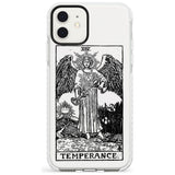 Temperance Tarot Card - Transparent Slim TPU Phone Case for iPhone 11