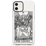 The Lovers Tarot Card - Transparent Slim TPU Phone Case for iPhone 11